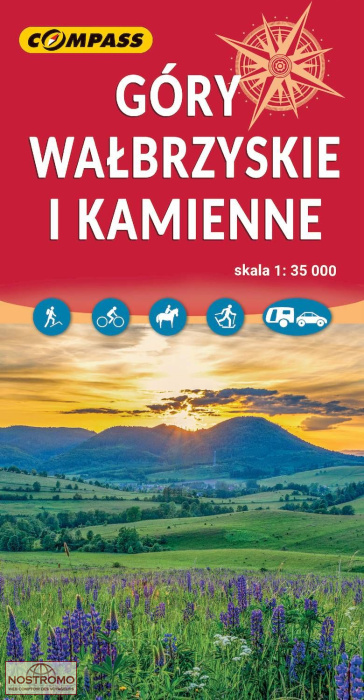 GÓRY WAŁBRZYSKIE I KAMIENNE | Compass hiking map