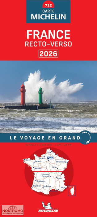 722 FRANCE | Michelin road map