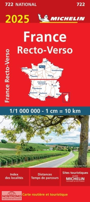 722 FRANCE | carte routière Michelin