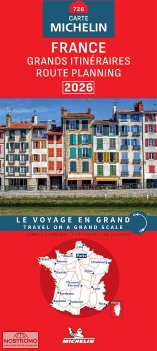 726 FRANCE MAIN ROUTES | Michelin road map