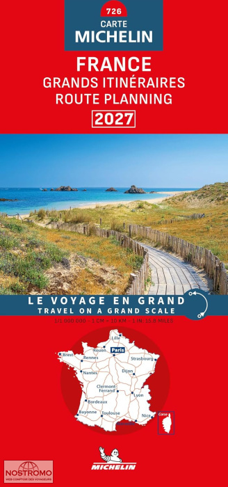 726 FRANCE GRANDS ITINÉRAIRES | carte routière Michelin