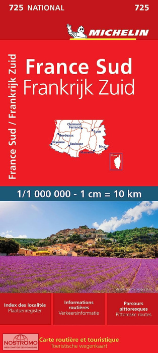 725 FRANCE SUD | carte routière Michelin