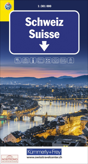 SWITZERLAND | Kummerly+Frey road map