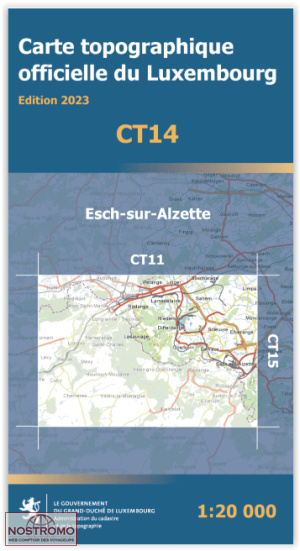 CT14 - ESCH-SUR-ALZETTE | ACT topographical map