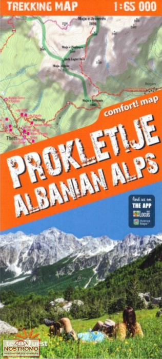 PROKLETIJE - ALBANIAN ALPS | Terraquest hiking map