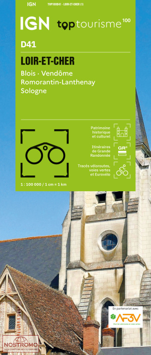 D41 LOIR-ET-CHER | carte touristique IGN