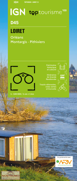 D45 LOIRET | carte touristique IGN