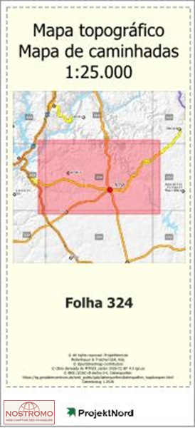 324 NIZA | carte topographique Projektnord