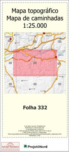 332 ALVEGA (ABRANTES) | carte topographique Projektnord