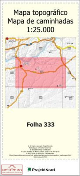 333 GAVIAO | carte topographique Projektnord