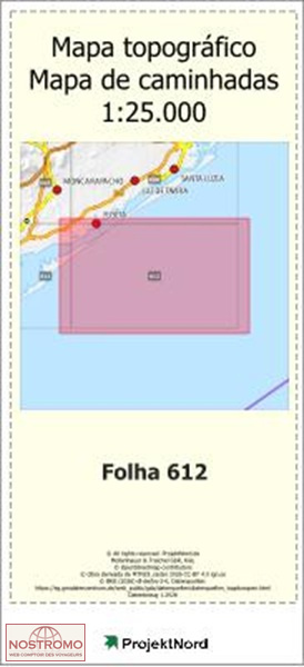 612 FUSETA (OLHAO) | Projektnord topographic map