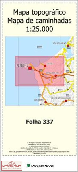 337 PENICHE | carte topographique Projektnord