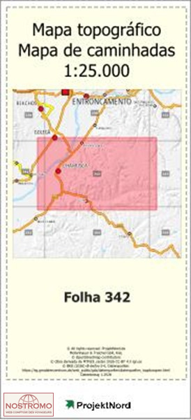342 CHAMUSCA | carte topographique Projektnord