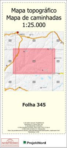 345 TORRE DAS VARGENS | carte topographique Projektnord