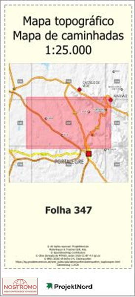 347 FORTIOS (PORTALEGRE) | carte topographique Projektnord