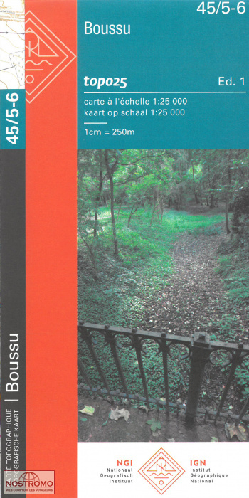 45/5-6 BOUSSU | carte topographique NGI/IGN