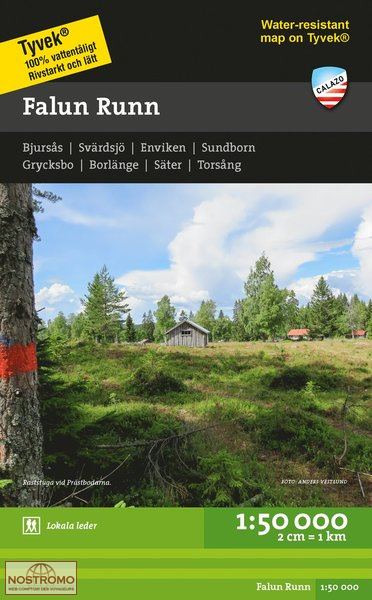 FALUN RUNN | carte de randonnée Calazo