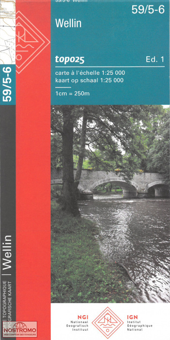 59/5-6 WELLIN | carte topographique NGI/IGN