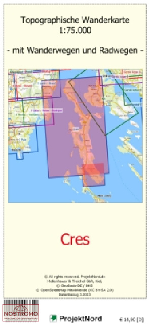 CRES | carte topographique Projektnord