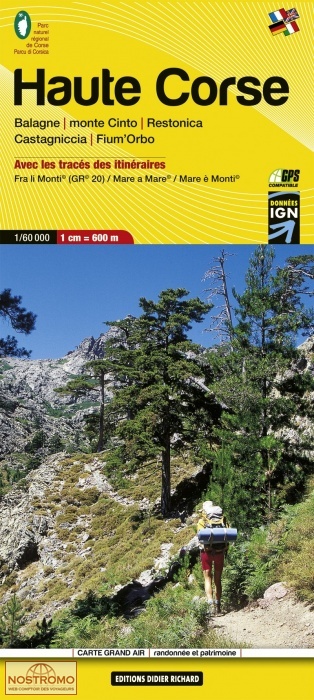 08 HAUTE CORSE | Didier Richard hiking map