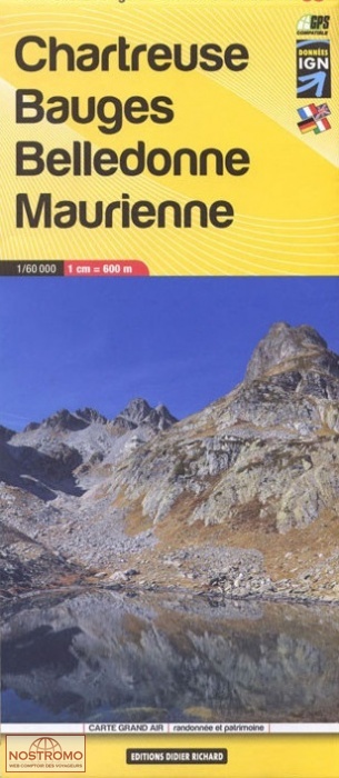 03 CHARTREUSE | Didier Richard hiking map