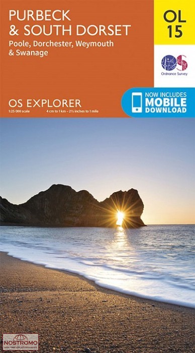 OL15 PURBECK & SOUTH DORSET | OS hiking map