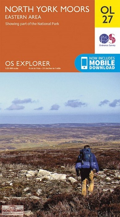 OL27 NORTH YORK MOORS - EASTERN AREA | OS hiking map