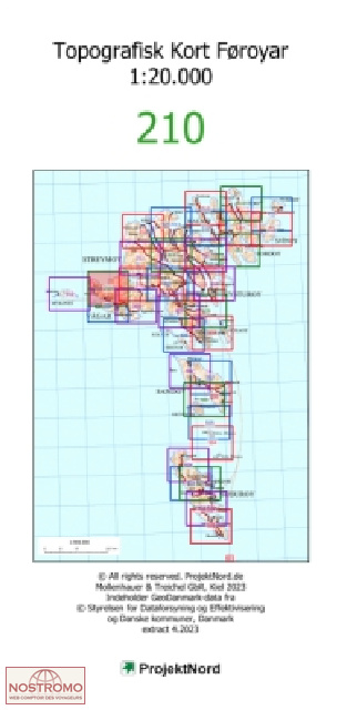 210 GÁSADALUR | Kort & Matrikelstyrelsen topographical map