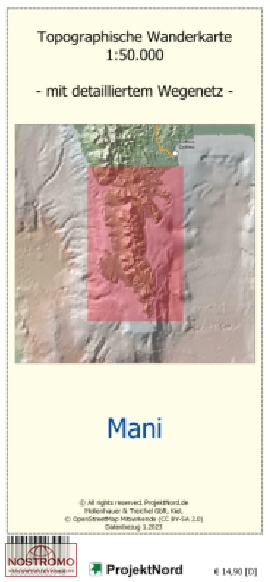 MANI | carte topographique Projektnord