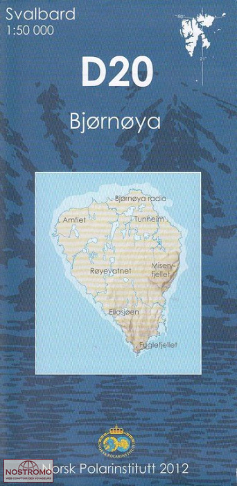 D20 BJØRNØYA | Norsk Polarinstitutt topographical map