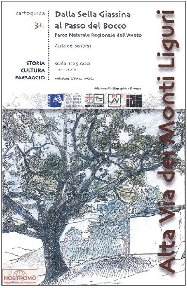 ALTA VIA DEI MONTI LIGURI - 3 | Multigraphic hiking map