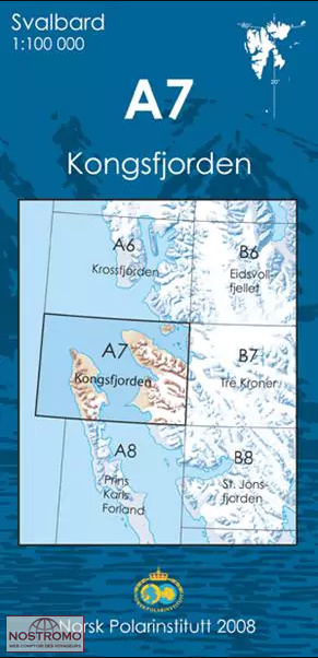 A7 KONGSFJORDEN | Norsk Polarinstitutt topographical map