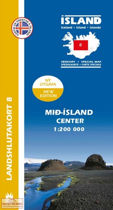 IRK 8 MID-ISLAND | carte touristique Mal og Menning