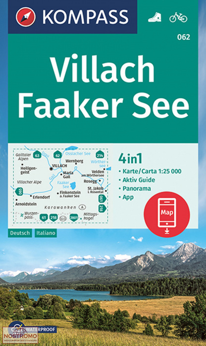 VILLACH - FAAKER SEE 062 | Kompass hiking map