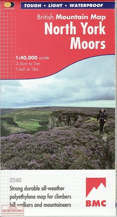 NORTH YORK MOORS | Harvey hiking map