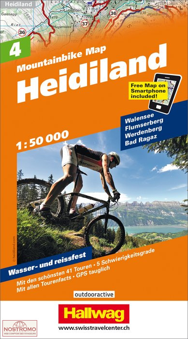 HEIDILAND 4 | Hallwag biking map