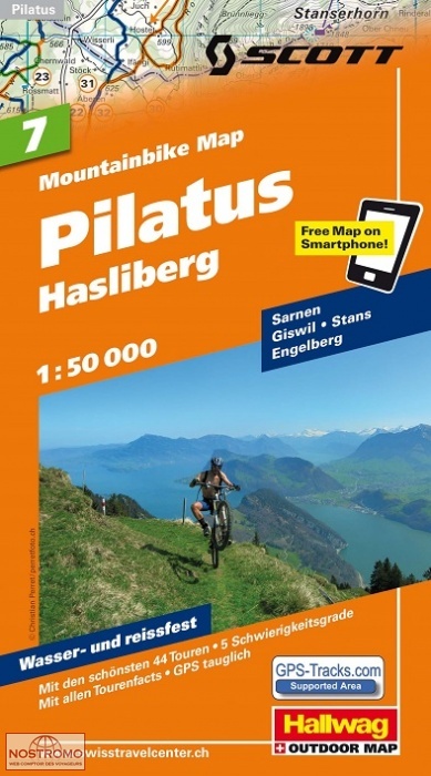 PILATUS - HASLIBERG 7 | Hallwag biking map