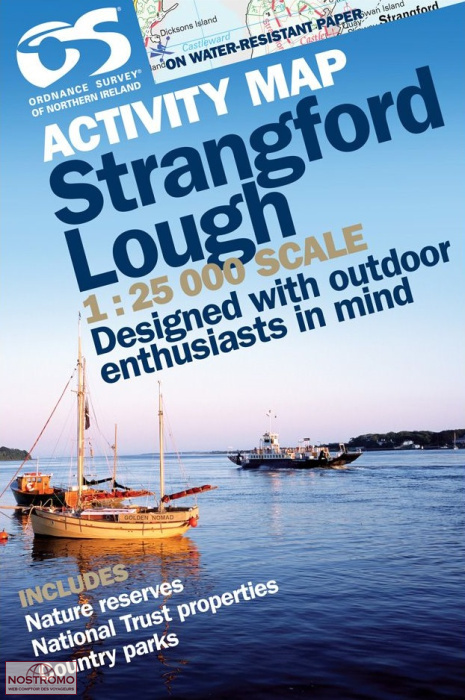 STRANGFORD LOUGH | carte de randonnée OSNI