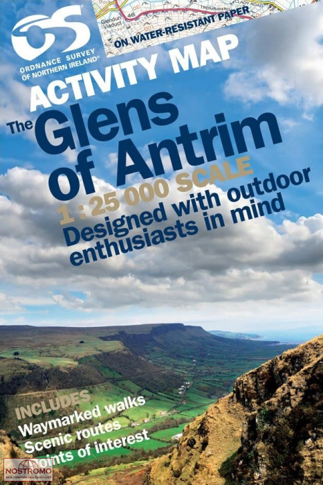 GLENS OF ANTRIM | carte de randonnée OSNI