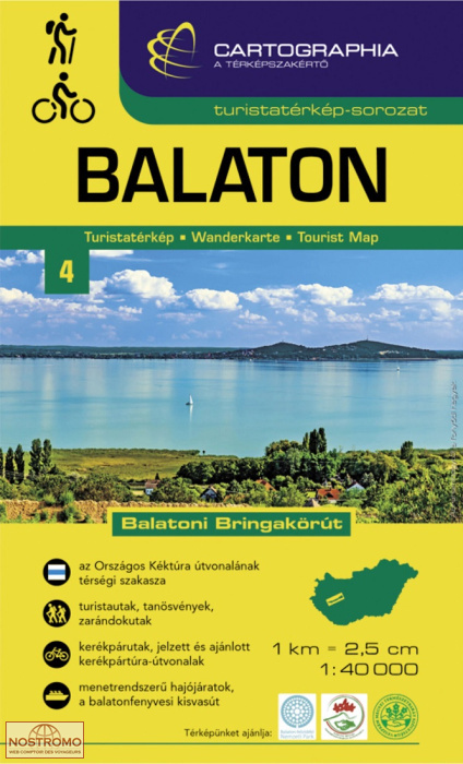 04 BALATON | carte de randonnée Cartographia