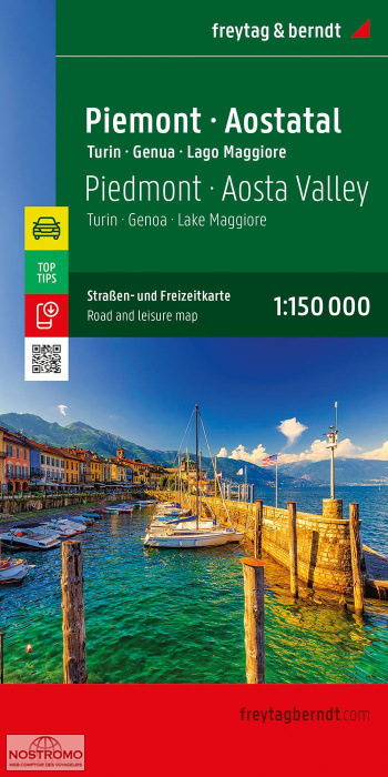 PIEDMONT - AOSTA VALLEY | Freytag & Berndt road map