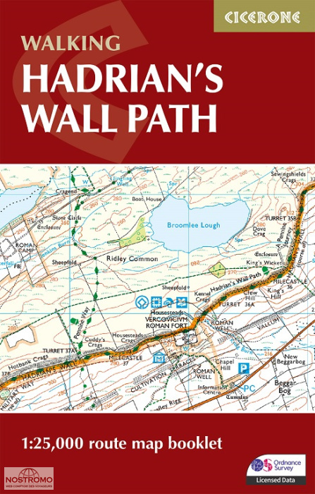 HADRIAN'S WALL PATH | cartes de randonnée Cicerone
