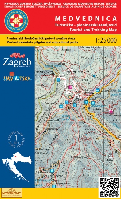 01 MEDVEDNICA | carte de randonnée HGSS