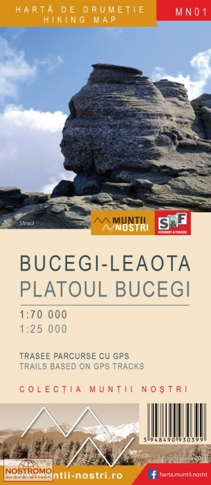 01 BUCEGI - LEAOTA - PLATOUL BUCEGI | carte de randonnée Schubert & Franzke