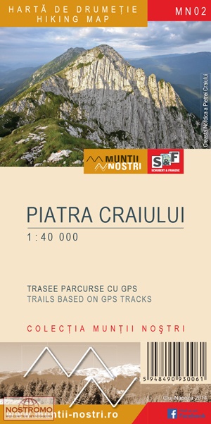02 PIATRA CRAIULUI | carte de randonnée Schubert & Franzke