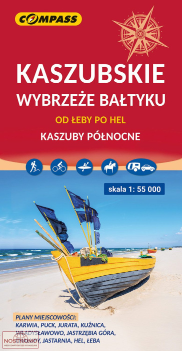 KASZUBSKIE WYBRZEŻE BAŁTYKU | Compass hiking map