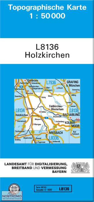 L8136 HOLZKIRCHEN | carte topographique LDBV