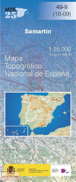 049-2 SAMARTÍN | carte topographique CNIG