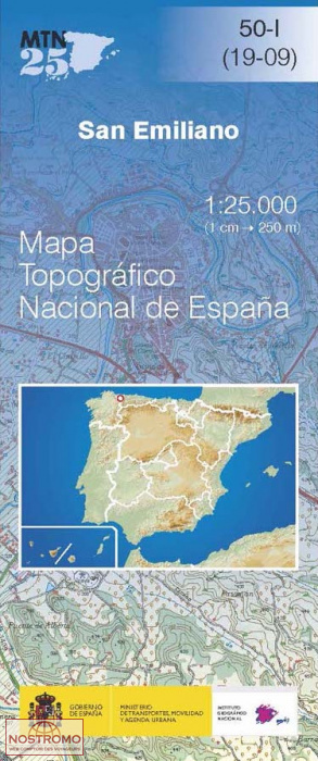 050-1 SAN EMILIANO | carte topographique CNIG
