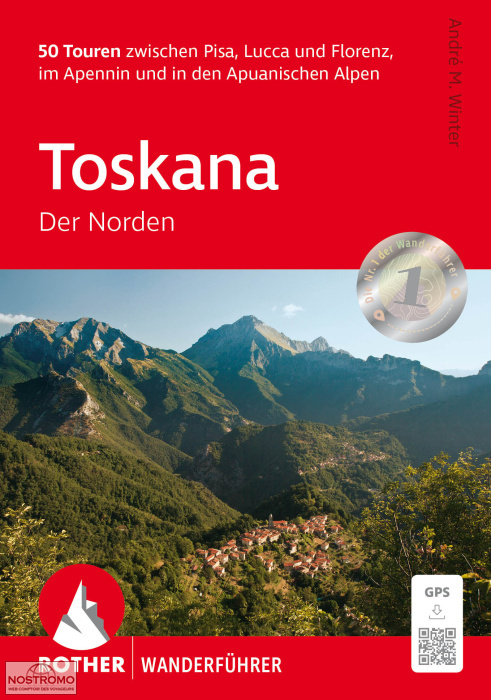 TOSCANE NORD | guide de randonnée Rother